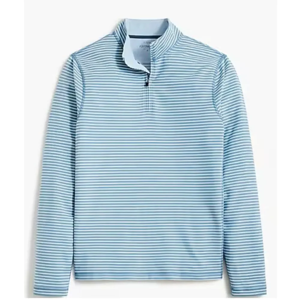 J. Crew Mens Moisture Wicking‎ Performance Half Zip Pullover Sweatshirt Size L